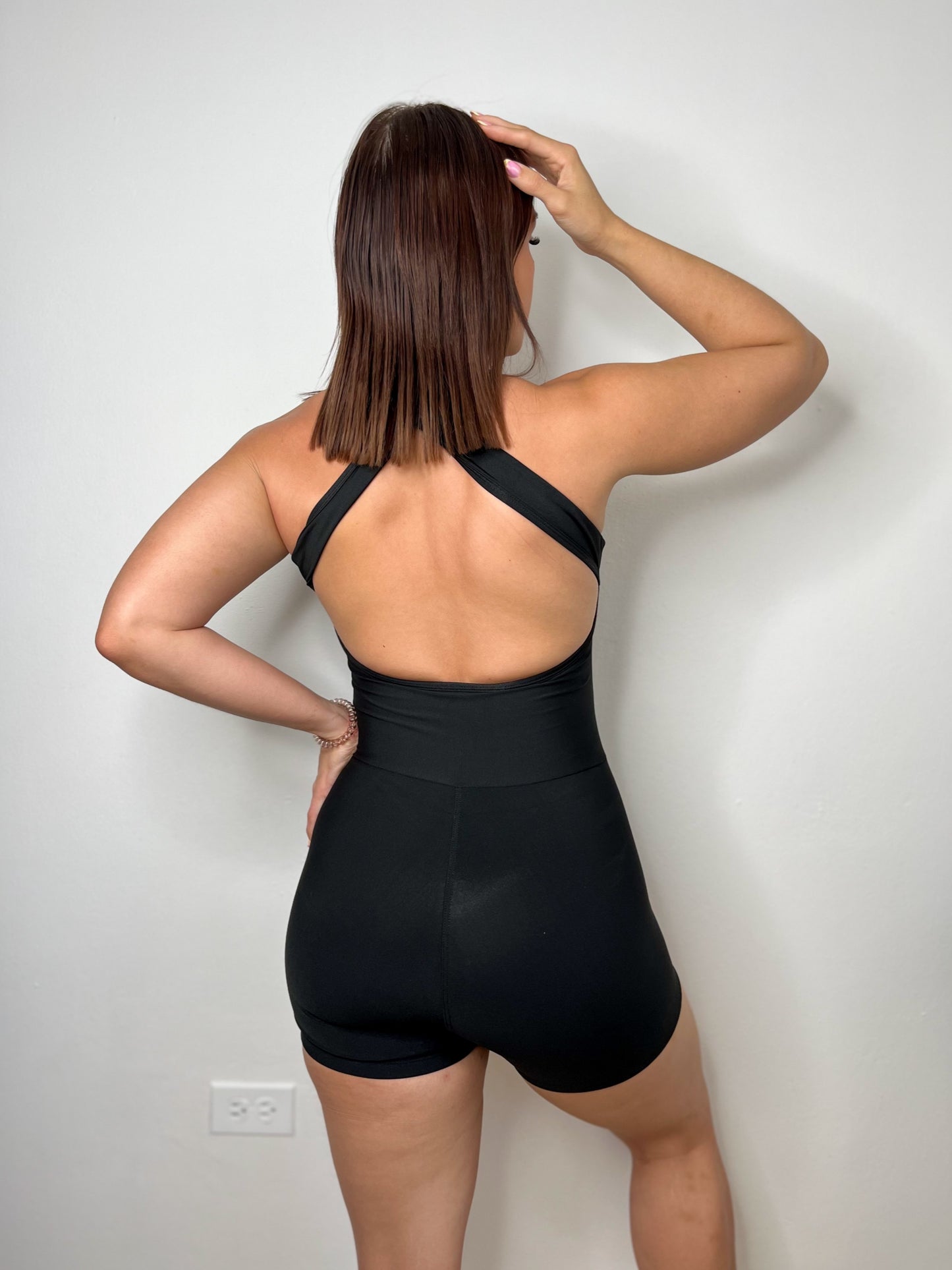 Black Short Jumpsuit