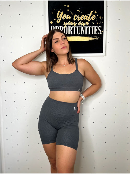 Gray Bike Short